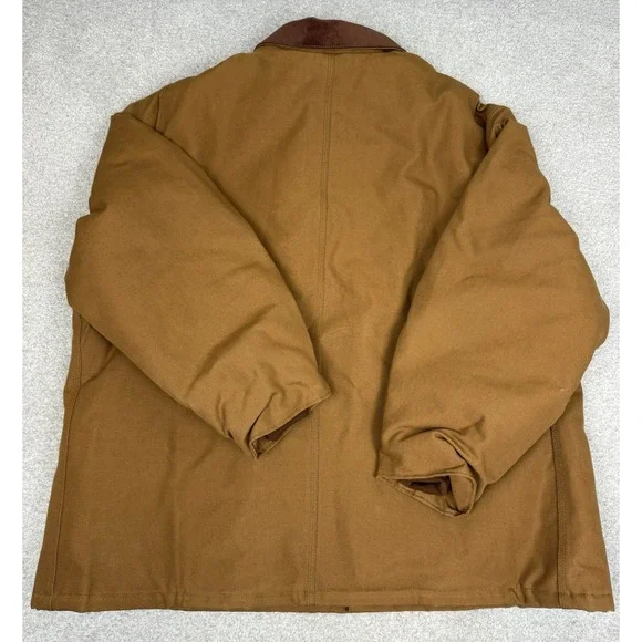 Carhartt Jacket COO3-BRN Brown Size 3XL Quilted Lined Chore Coat Canvas NWT - Picture 16 of 16